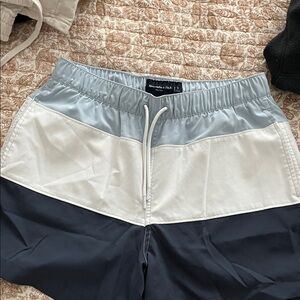 Abercrombie & Fitch Light Gray Stretch Shorts